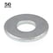 Prime-Line Flat Washers, SAE, #10 X 1/2 in. OD, Zinc Plated Steel (50 Pack) 9080576 - alternate 2